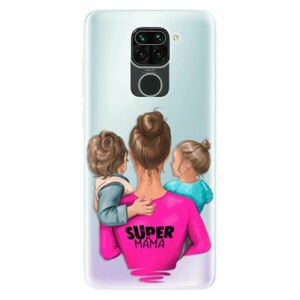 Odolné silikonové pouzdro iSaprio - Super Mama - Boy and Girl - Xiaomi Redmi Note 9 obraz