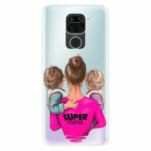 Odolné silikonové pouzdro iSaprio - Super Mama - Two Boys - Xiaomi Redmi Note 9 obraz