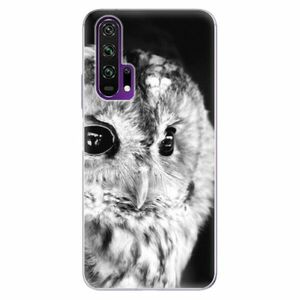 Odolné silikonové pouzdro iSaprio - BW Owl - Honor 20 Pro obraz