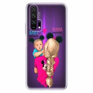 Odolné silikonové pouzdro iSaprio - Mama Mouse Blonde and Boy - Honor 20 Pro obraz