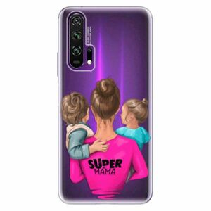 Odolné silikonové pouzdro iSaprio - Super Mama - Boy and Girl - Honor 20 Pro obraz