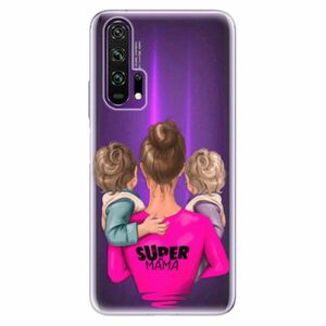Odolné silikonové pouzdro iSaprio - Super Mama - Two Boys - Honor 20 Pro obraz