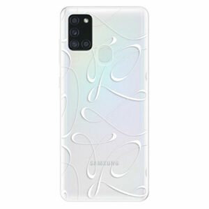 Odolné silikonové pouzdro iSaprio - Fancy - white - Samsung Galaxy A21s obraz