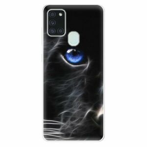Odolné silikonové pouzdro iSaprio - Black Puma - Samsung Galaxy A21s obraz