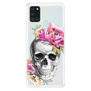 Odolné silikonové pouzdro iSaprio - Pretty Skull - Samsung Galaxy A21s obraz