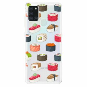 Odolné silikonové pouzdro iSaprio - Sushi Pattern - Samsung Galaxy A21s obraz