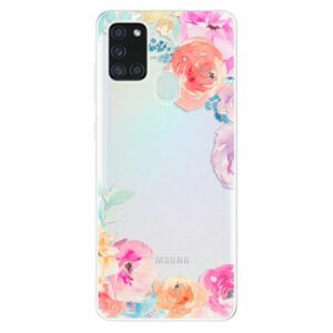 Odolné silikonové pouzdro iSaprio - Flower Brush - Samsung Galaxy A21s obraz