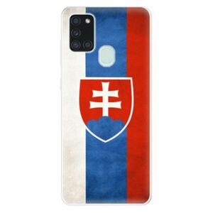Odolné silikonové pouzdro iSaprio - Slovakia Flag - Samsung Galaxy A21s obraz