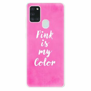 Odolné silikonové pouzdro iSaprio - Pink is my color - Samsung Galaxy A21s obraz