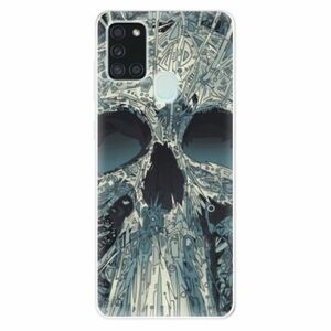 Odolné silikonové pouzdro iSaprio - Abstract Skull - Samsung Galaxy A21s obraz