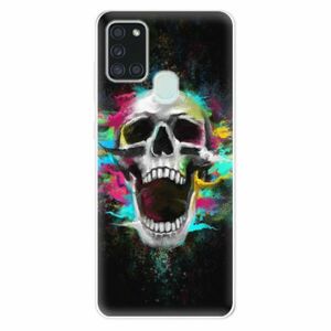Odolné silikonové pouzdro iSaprio - Skull in Colors - Samsung Galaxy A21s obraz