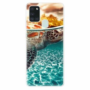 Odolné silikonové pouzdro iSaprio - Turtle 01 - Samsung Galaxy A21s obraz