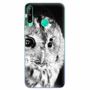 Odolné silikonové pouzdro iSaprio - BW Owl - Huawei P40 Lite E obraz