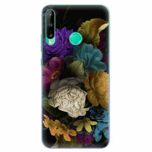 Odolné silikonové pouzdro iSaprio - Dark Flowers - Huawei P40 Lite E obraz