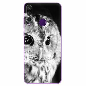 Odolné silikonové pouzdro iSaprio - BW Owl - Huawei Y6p obraz