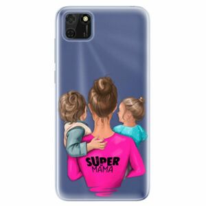 Odolné silikonové pouzdro iSaprio - Super Mama - Boy and Girl - Huawei Y5p obraz