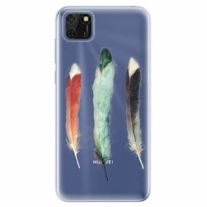 Odolné silikonové pouzdro iSaprio - Three Feathers - Huawei Y5p obraz
