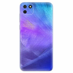 Odolné silikonové pouzdro iSaprio - Purple Feathers - Huawei Y5p obraz