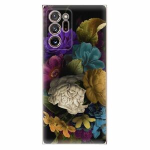 Odolné silikonové pouzdro iSaprio - Dark Flowers - Samsung Galaxy Note 20 Ultra obraz