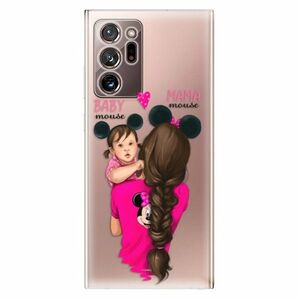 Odolné silikonové pouzdro iSaprio - Mama Mouse Brunette and Girl - Samsung Galaxy Note 20 Ultra obraz