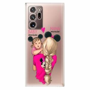 Odolné silikonové pouzdro iSaprio - Mama Mouse Blond and Girl - Samsung Galaxy Note 20 Ultra obraz
