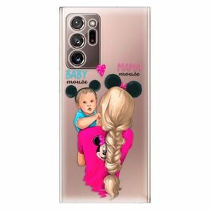 Odolné silikonové pouzdro iSaprio - Mama Mouse Blonde and Boy - Samsung Galaxy Note 20 Ultra obraz