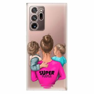 Odolné silikonové pouzdro iSaprio - Super Mama - Boy and Girl - Samsung Galaxy Note 20 Ultra obraz
