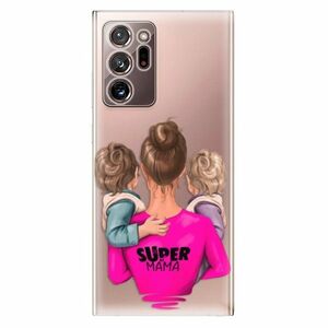 Odolné silikonové pouzdro iSaprio - Super Mama - Two Boys - Samsung Galaxy Note 20 Ultra obraz