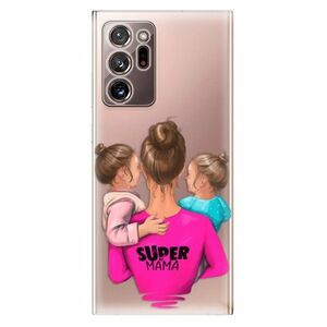 Odolné silikonové pouzdro iSaprio - Super Mama - Two Girls - Samsung Galaxy Note 20 Ultra obraz