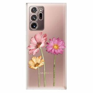 Odolné silikonové pouzdro iSaprio - Three Flowers - Samsung Galaxy Note 20 Ultra obraz