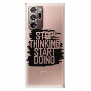 Odolné silikonové pouzdro iSaprio - Start Doing - black - Samsung Galaxy Note 20 Ultra obraz