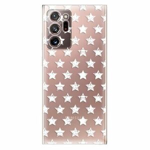 Odolné silikonové pouzdro iSaprio - Stars Pattern - white - Samsung Galaxy Note 20 Ultra obraz