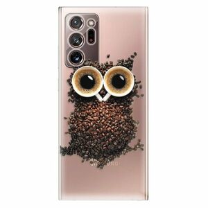 Odolné silikonové pouzdro iSaprio - Owl And Coffee - Samsung Galaxy Note 20 Ultra obraz