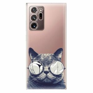 Odolné silikonové pouzdro iSaprio - Crazy Cat 01 - Samsung Galaxy Note 20 Ultra obraz
