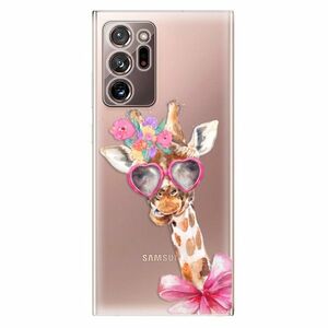 Odolné silikonové pouzdro iSaprio - Lady Giraffe - Samsung Galaxy Note 20 Ultra obraz