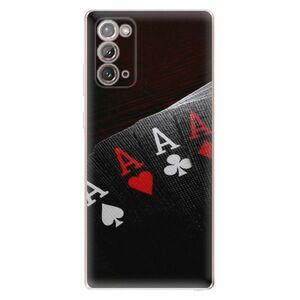 Odolné silikonové pouzdro iSaprio - Poker - Samsung Galaxy Note 20 obraz