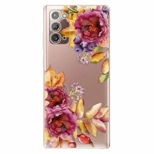 Odolné silikonové pouzdro iSaprio - Fall Flowers - Samsung Galaxy Note 20 obraz