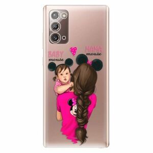 Odolné silikonové pouzdro iSaprio - Mama Mouse Brunette and Girl - Samsung Galaxy Note 20 obraz