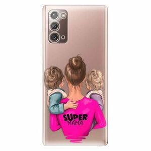 Odolné silikonové pouzdro iSaprio - Super Mama - Two Boys - Samsung Galaxy Note 20 obraz