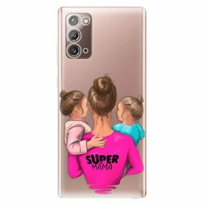 Odolné silikonové pouzdro iSaprio - Super Mama - Two Girls - Samsung Galaxy Note 20 obraz