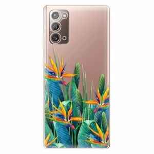 Odolné silikonové pouzdro iSaprio - Exotic Flowers - Samsung Galaxy Note 20 obraz