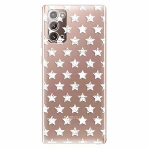 Odolné silikonové pouzdro iSaprio - Stars Pattern - white - Samsung Galaxy Note 20 obraz
