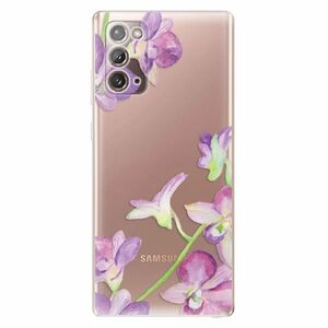 Odolné silikonové pouzdro iSaprio - Purple Orchid - Samsung Galaxy Note 20 obraz