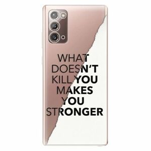 Odolné silikonové pouzdro iSaprio - Makes You Stronger - Samsung Galaxy Note 20 obraz
