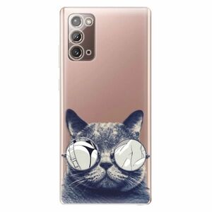 Odolné silikonové pouzdro iSaprio - Crazy Cat 01 - Samsung Galaxy Note 20 obraz