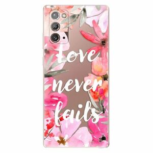 Odolné silikonové pouzdro iSaprio - Love Never Fails - Samsung Galaxy Note 20 obraz