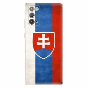 Odolné silikonové pouzdro iSaprio - Slovakia Flag - Samsung Galaxy Note 20 obraz