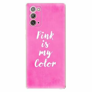 Odolné silikonové pouzdro iSaprio - Pink is my color - Samsung Galaxy Note 20 obraz