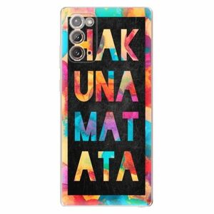 Odolné silikonové pouzdro iSaprio - Hakuna Matata 01 - Samsung Galaxy Note 20 obraz