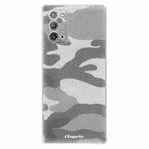 Odolné silikonové pouzdro iSaprio - Gray Camuflage 02 - Samsung Galaxy Note 20 obraz